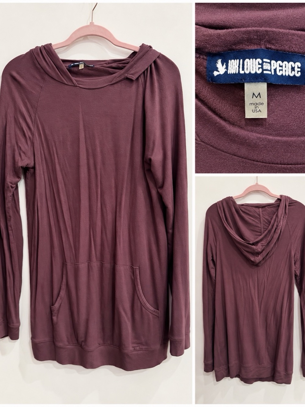 Ink love & peace sweater
